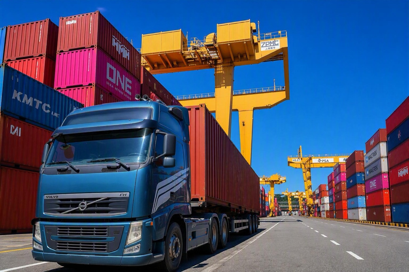 Briquette export via container port